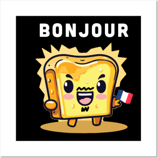 Bonjour French Toast Kawaii Posters and Art
